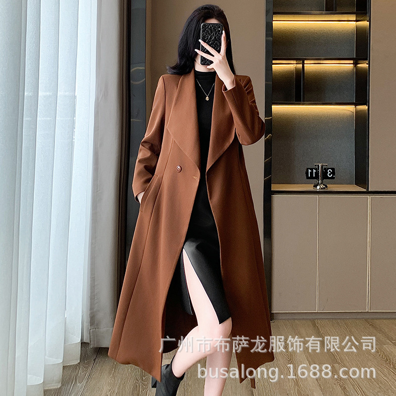 Women Formal Wear Winter - 2025 Neuer Herbst- und Winter-Damen-Trenchcoat, europäischer