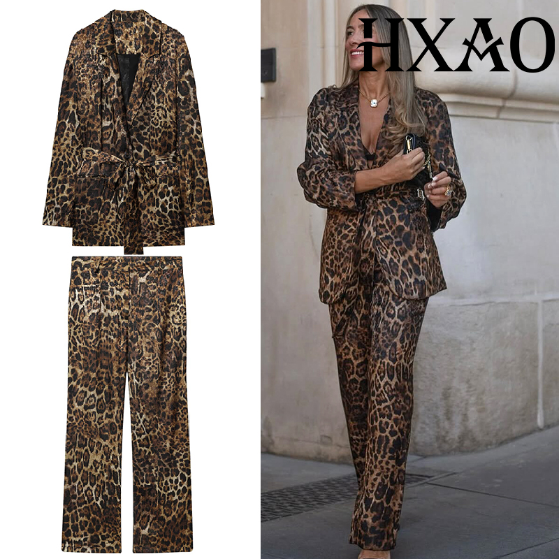 HXAO Leoparden-Hosen-Sets, 2-t – Women'S Formal Wear With Pants Bewertung und Preis
