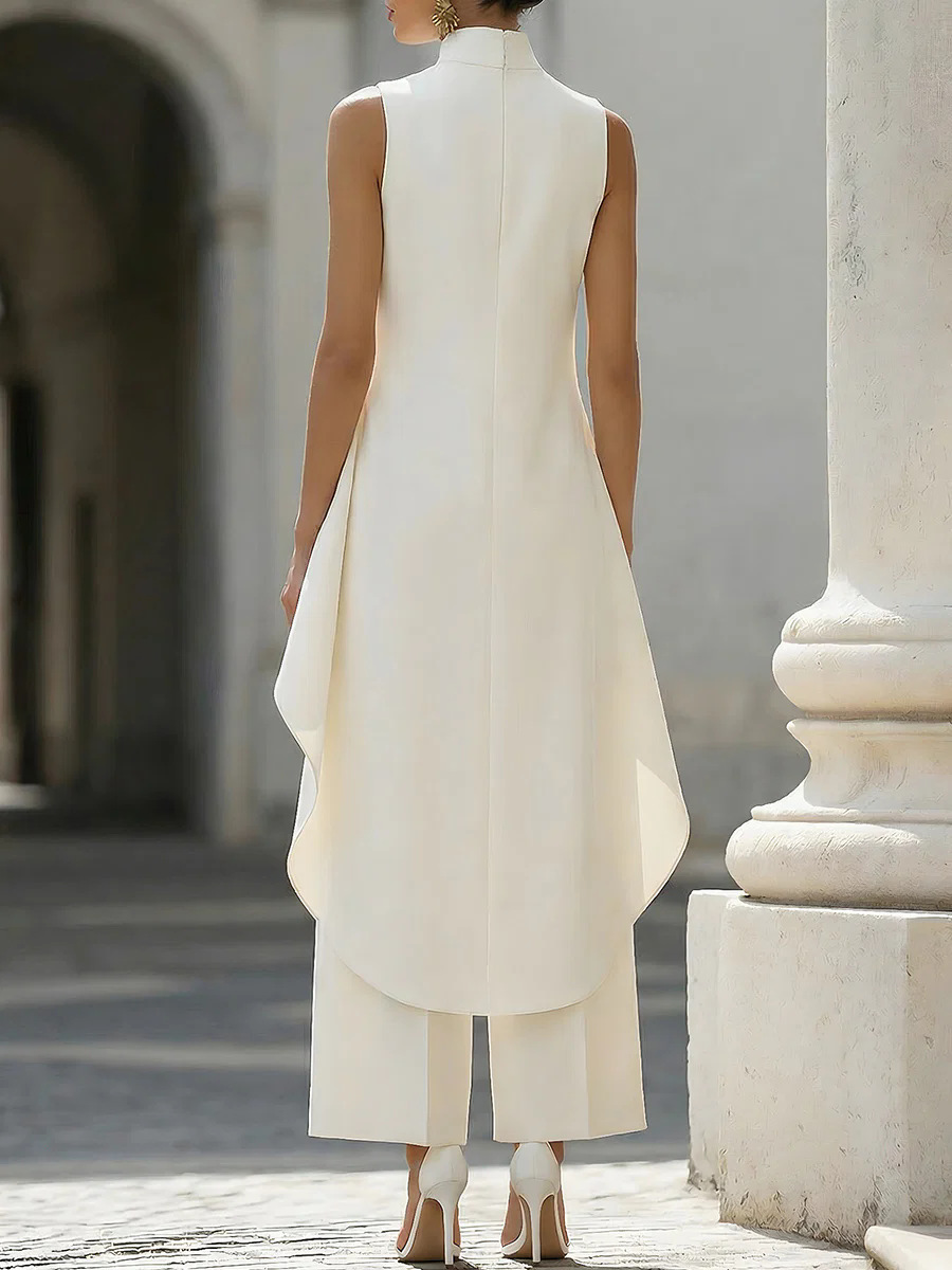 Damen-Set mit Stehkragen, ärme – Women'S Formal Wear With Pants Bewertung und Preis