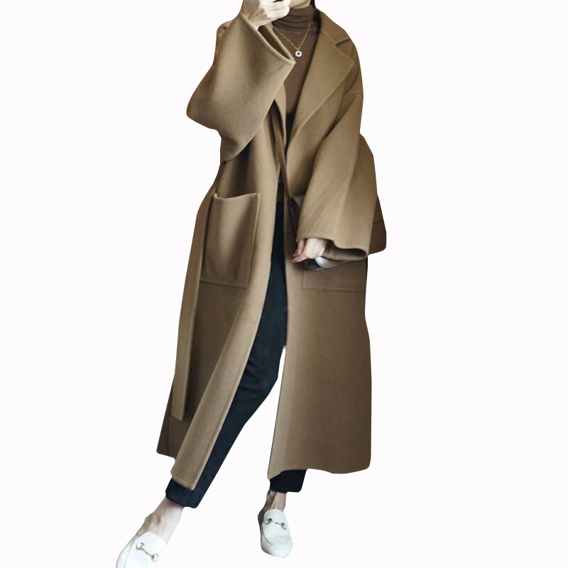 Eleganter Damen-Langmantel aus – Women Formal Wear Winter Bewertung und Preis