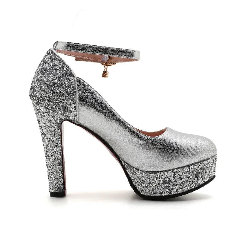 Silber Gold Frauen Plattform P – Women'S Formal Wear To A Wedding Bewertung und Preis