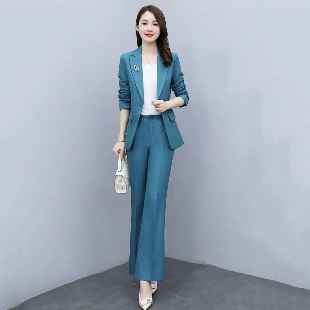 2-teiliges Damen-Anzug-Set mit – Women'S Formal Wear With Pants Bewertung und Preis